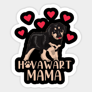 Hovawart Sheepdog With Glitter Puppy Gift Sticker